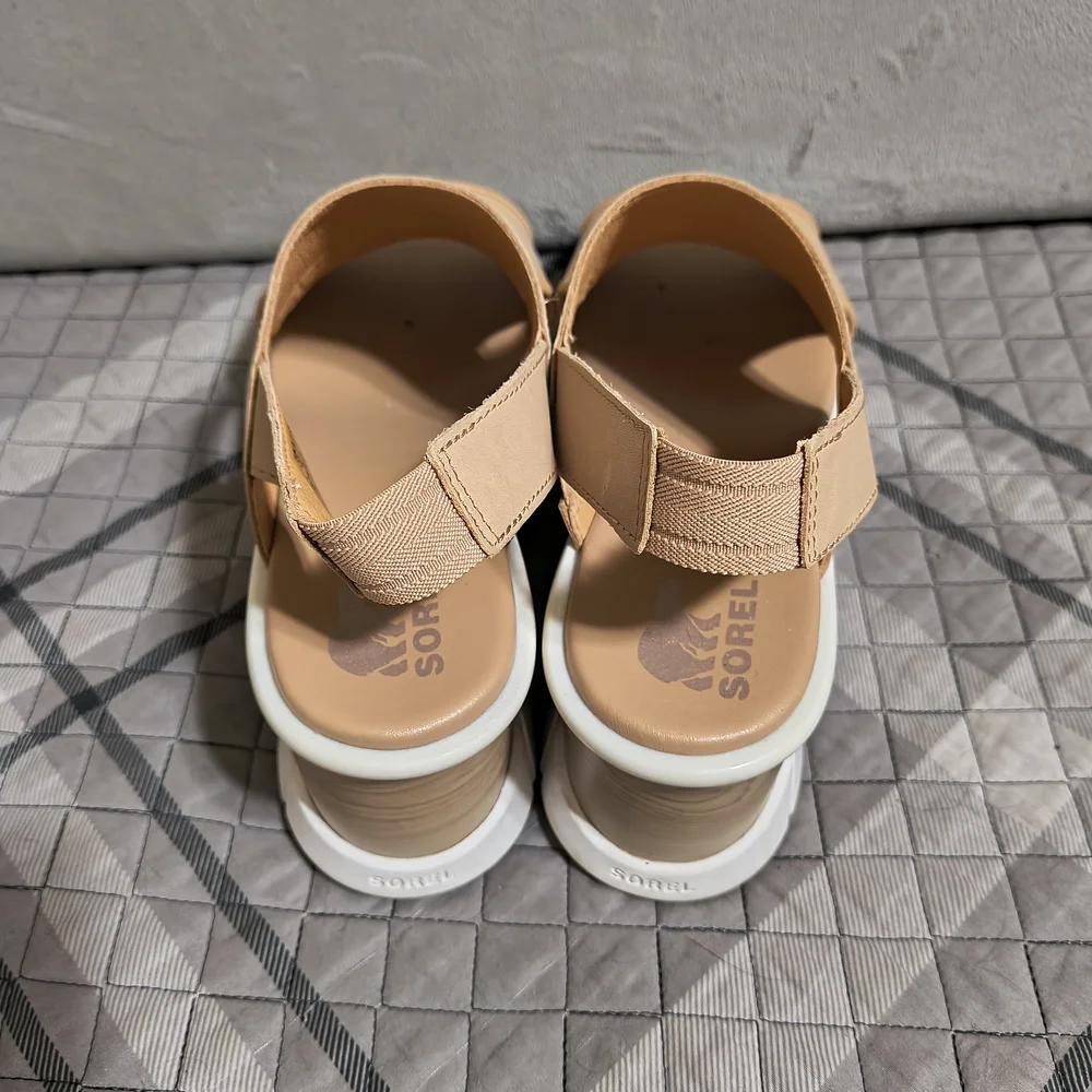 Sorel Women's Cream Slingback Sandals - Picture 3 of 4